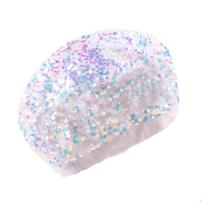 Hat Women's Sequined Fashionable Warm Knitted Painter's Beret