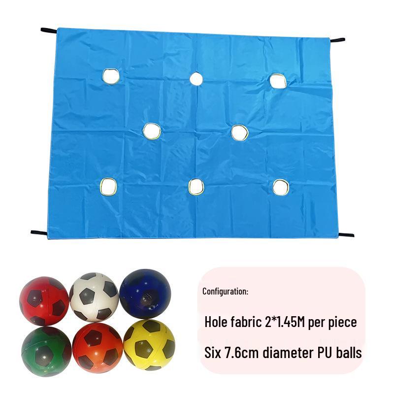 

Punch-Hole Fabric Sensory Toys for Kids: Educational Outdoor Sports Props