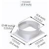 15cm Flat Mouth Exhaust Hose Connector for Portable Air Conditioner