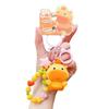 Bag Charm Lulu Doll Keychain Cute Expression Cartoon Phone Chain Creative Capybara Key Ring  Kids
