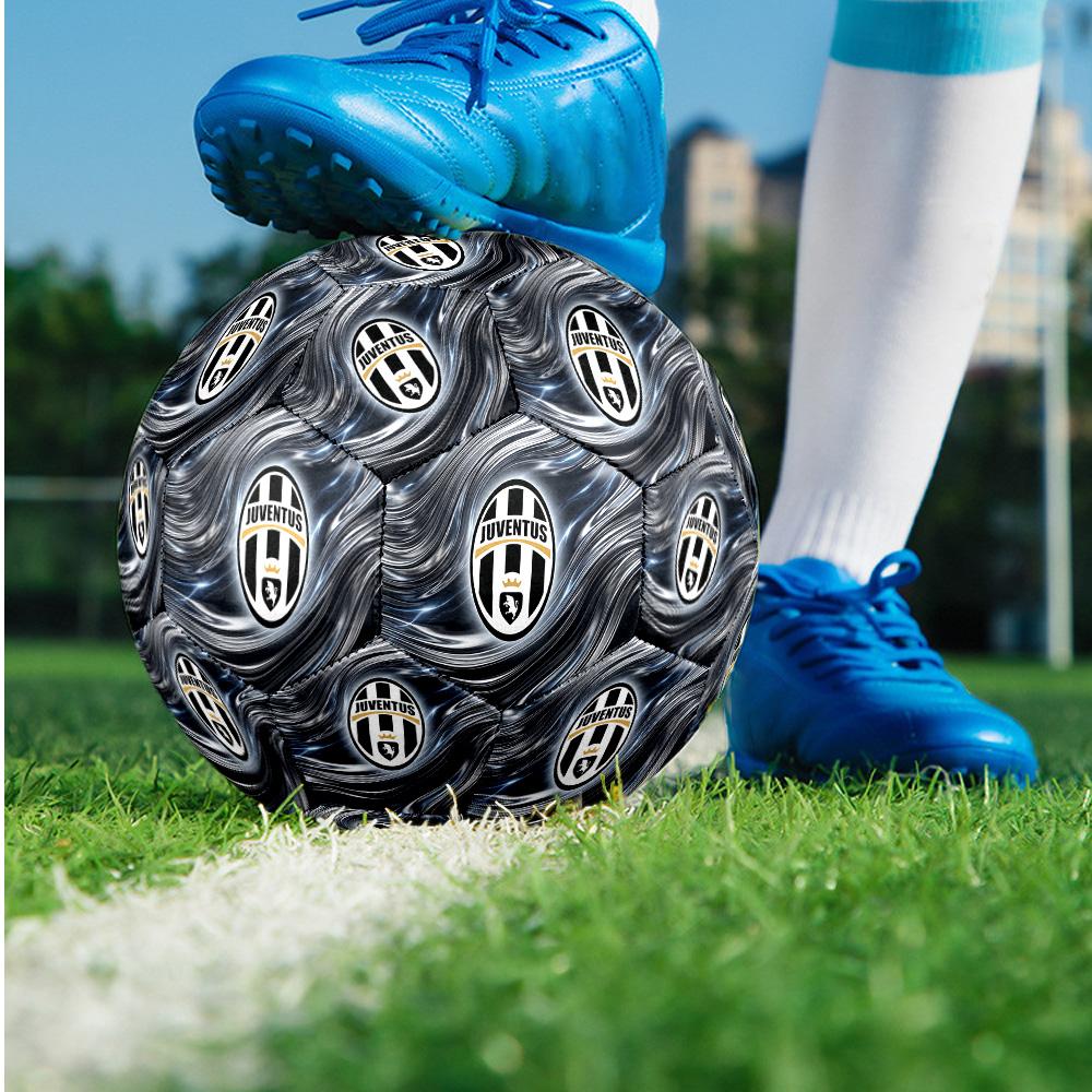 Pallone da calcio a tema Juventus FC Taglia 5 Pallone da calcio Tocco Morbido Pallone da calcio Professionale per Allenamento per Sport all'Aperto