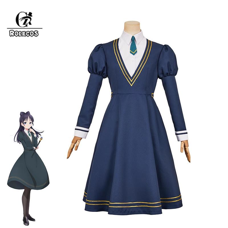 Witch Watch Nemu Miyao Cosplay Costume Women School Uniform Halloween Carnival Cosplay Outfits Full Set