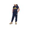 Nike Comfortable Casual Letter Short Sleeve T-Shirt Kids Tops Obsidian HM5664-451
