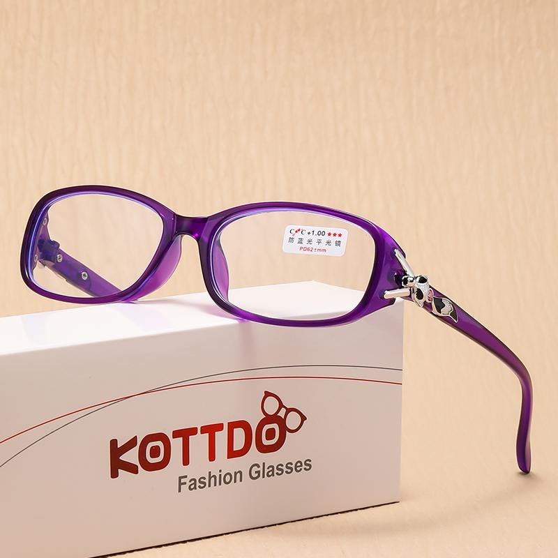 В тренде очки для чтения для женщин, модный дизайн с головой лисы, очки для пресбиопии, очки для дальнозоркости, мужские очки для чтения с защитой от синего света +1,0+1,5+2,0+2,5+3,0 +4.0 фиолетовый