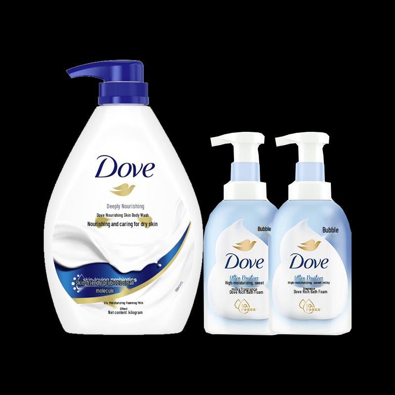 Dove Deeply Nourishing Shower Gel & Foam Bundle