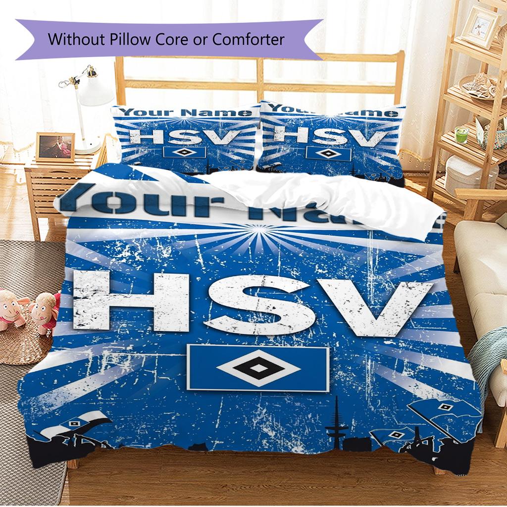 Name Custom Hsv Bilder Pattern Bedding Set Quilt Cover Pillowcase Home Decor Gift (1 * Duvet Cover + 2 * Pillowcase, Without Core)
