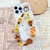 Star Pop Person Keychain & Phone Lanyard: Beaded Doll Charm & DIY Case Ornament