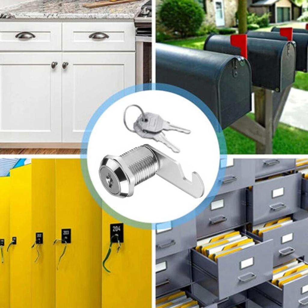 Home Improvement Cabinet Box Locker Cam Lock 16/30mm Drawer Lock Durable Mailbox Accessories With Keys
