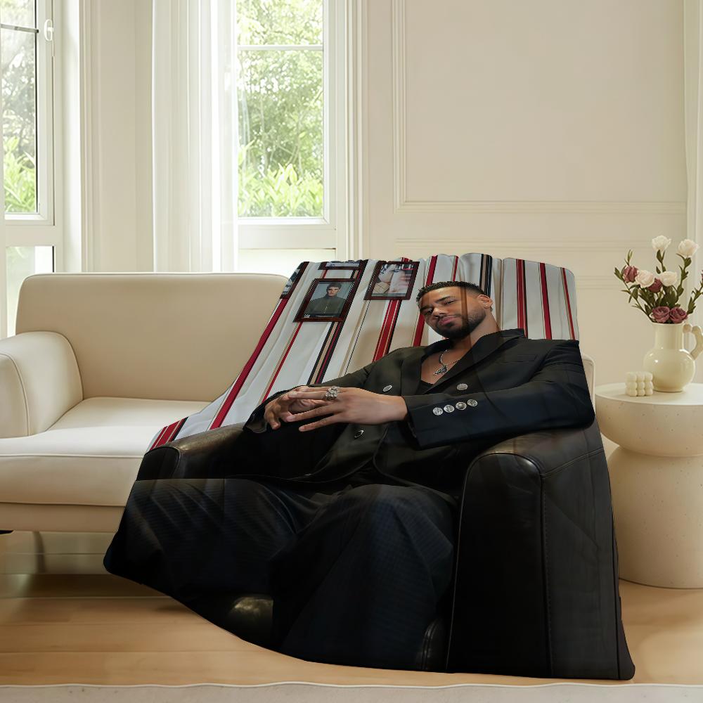 American singer Romeo Santos Blanket For Sofa Office Bed Plane Travel Sleep Read Relax Camping Soft And Warm