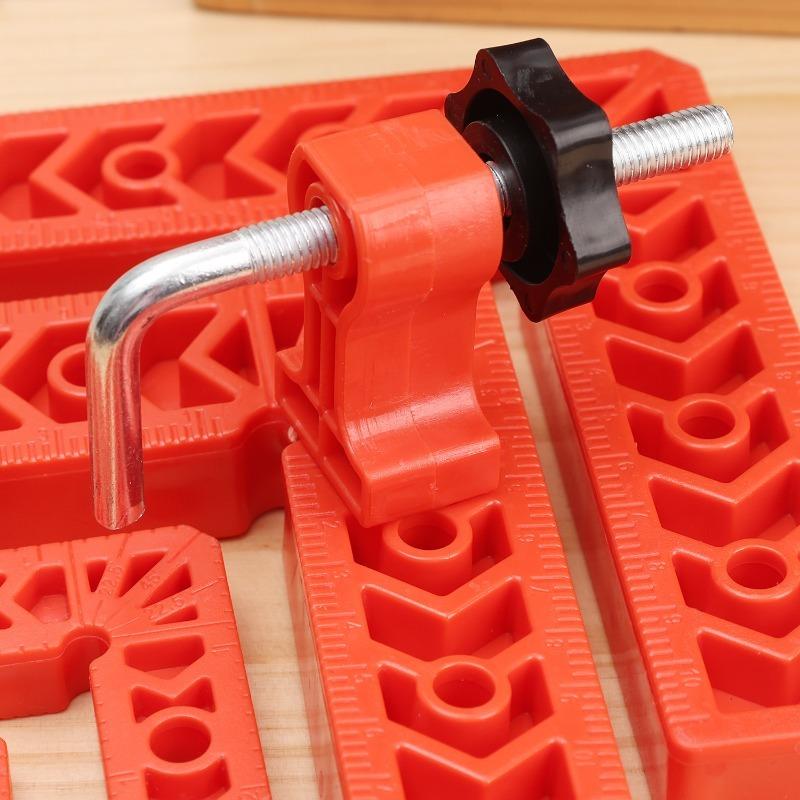 90° Right Angle Ruler Holder Positioning Squares Clamp Wood Clips L-Shaped Corner Spacer Fixing Clamps Gripper Woodworking Tools