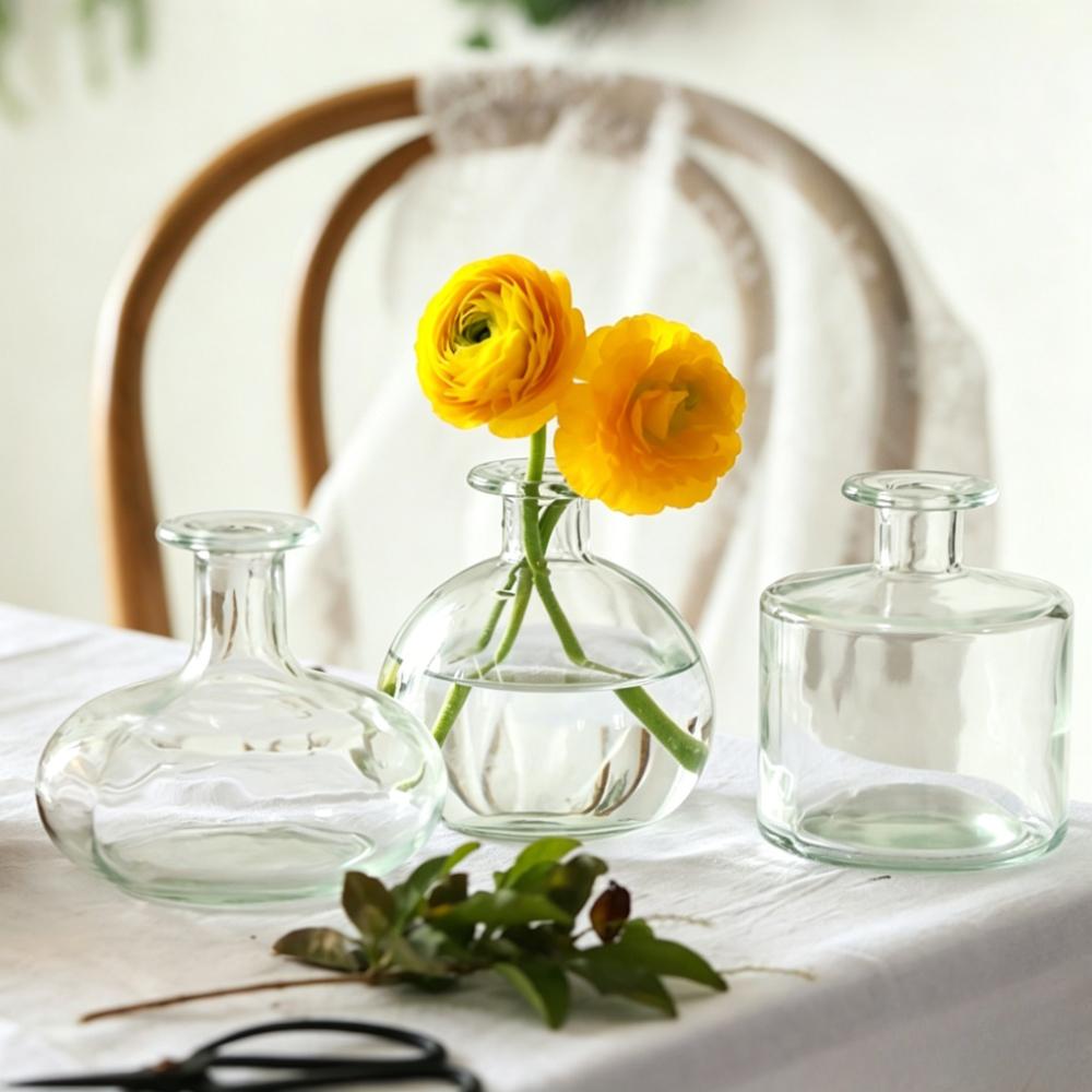 Creative Spanish Glass Vase Desktop Decoration Hydroponic Fresh Flowers Green Plants Flower Arrangement Equipment Home Decor