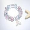 Mori Style Mermaid Crystal Bracelet - Sweet, Versatile Design for Women, Students, and Best Friends.