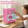Mini skarbonka bankomat z hasłem, Automatyczna skarbonka na oszczędzanie pieniędzy, Elektroniczny bankomat na monety i gotówkę, Prezent urodzinowy dla chłopców i dziewczynek
