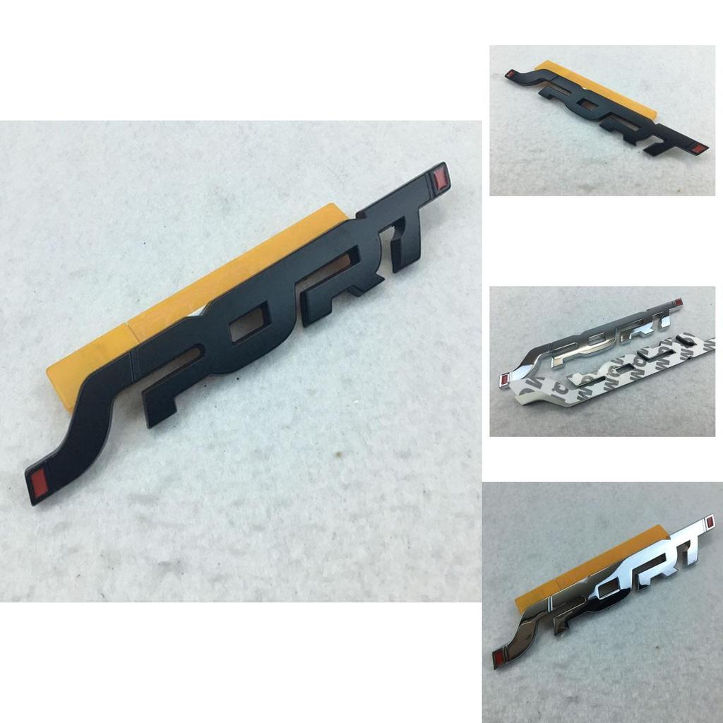 Luxuriöses Schwarzes Sportemblem Kofferraumabzeichen Aufkleber Für Ultimative Autoästhetik