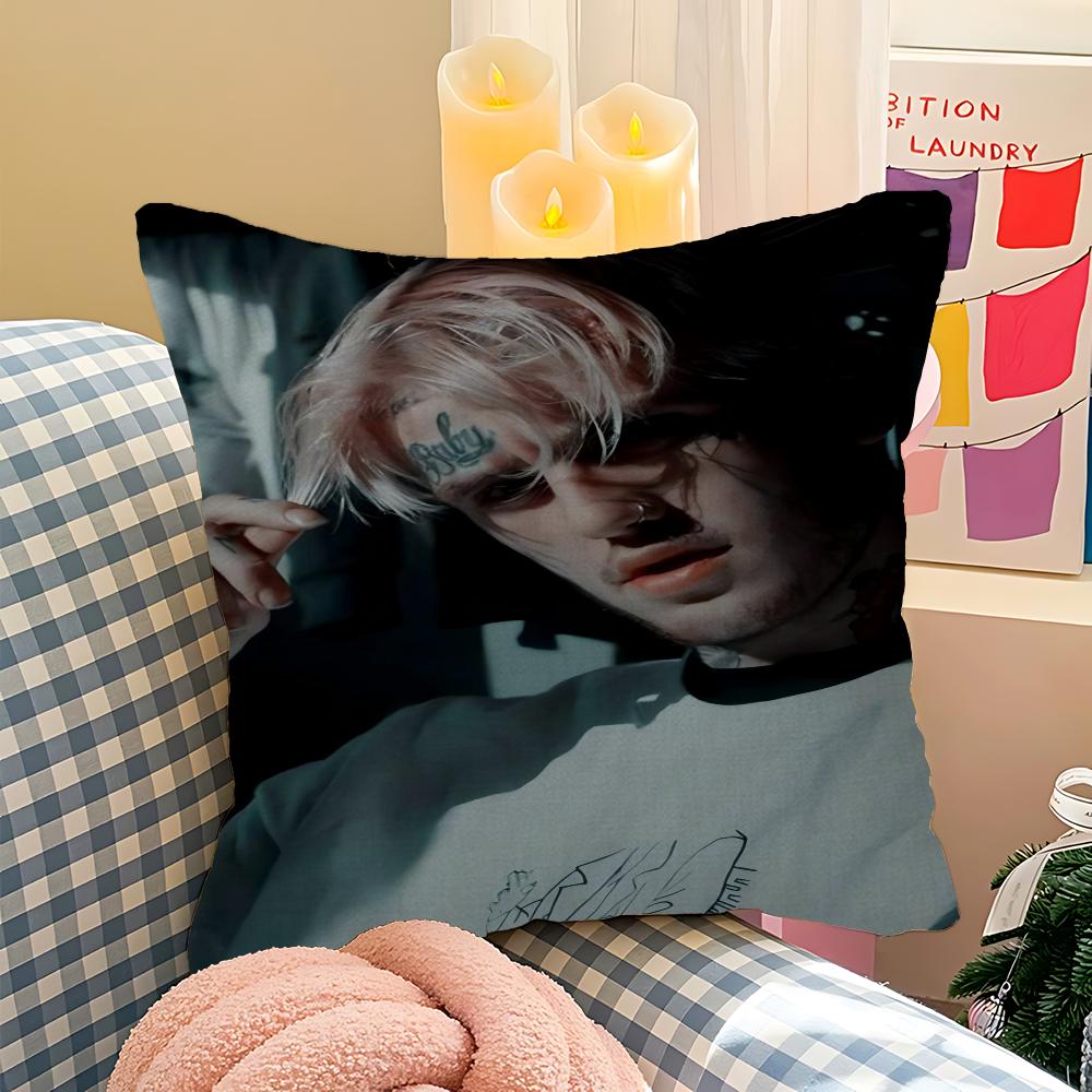 Lil Peep Pillowcase Toon Gift Cushion Cover Bedroom Home Sofa Chair Seat Decor Pillow Case