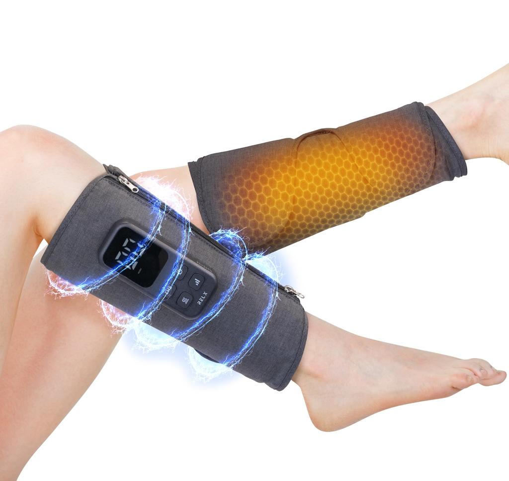 RELX Leg Care by a Japanese Set of 2 Calf Care Air Gift [Designed Company] Pairs, Cordless, High-Power, Three-Level Adjustment, Lightweight,