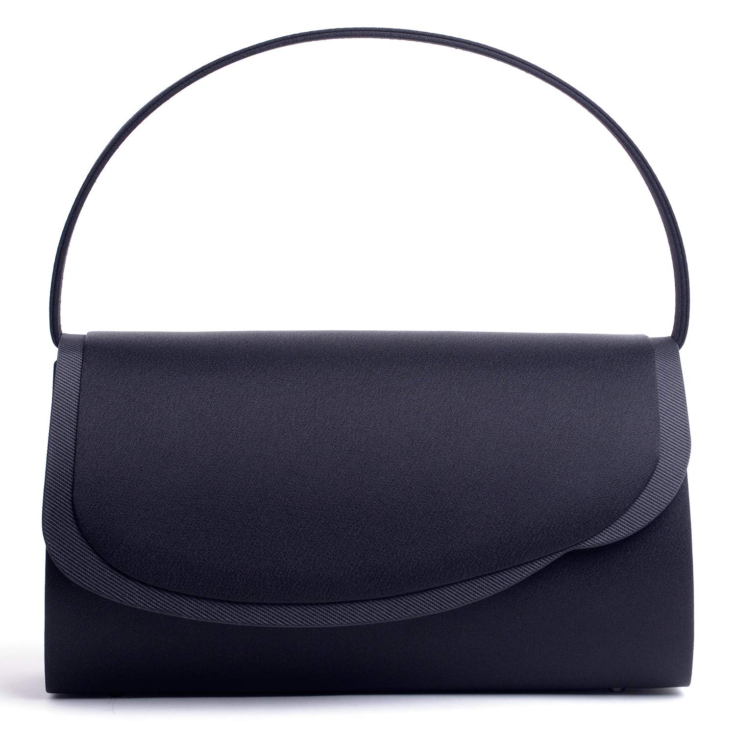 

Black Formal Made in Round Water For Congratulations and Stylish Entrance Ceremonies [Aurora] Bag, Japan, Asymmetry, Repellent, Large, Black, чорний