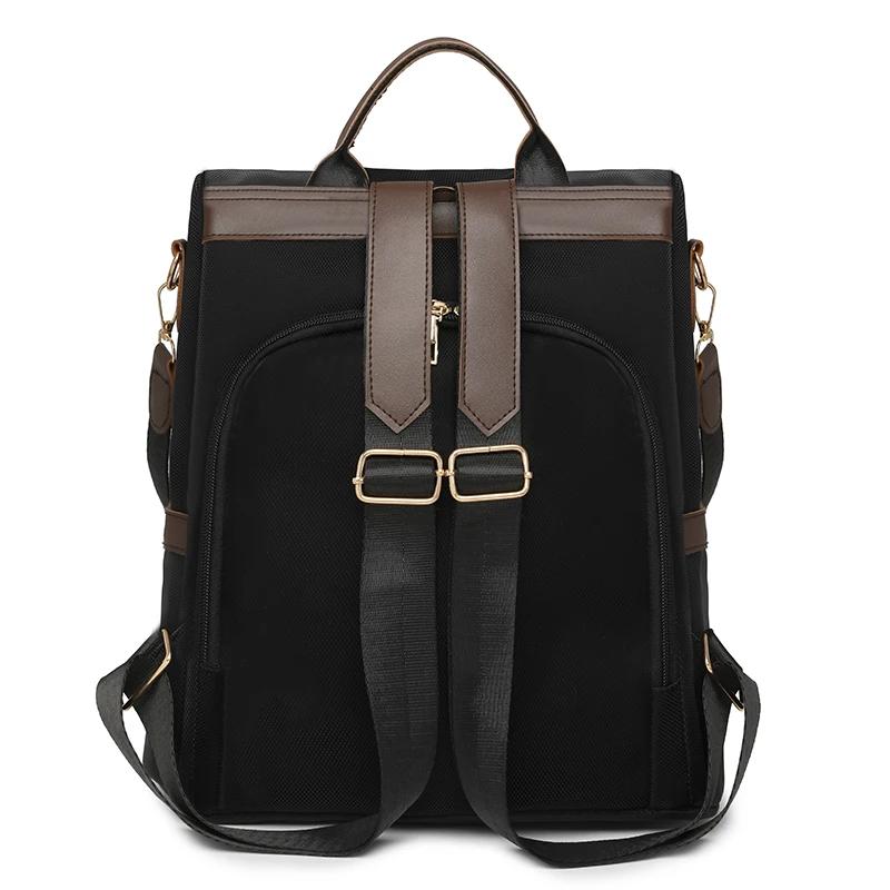 Nowa nylonowa torba na ramię z zamkiem błyskawicznym w kontrastowym kolorze, duża pojemność, wodoodporna, wodoodporna, uniwersalna, najlepiej sprzedająca się torba podróżna na ramię