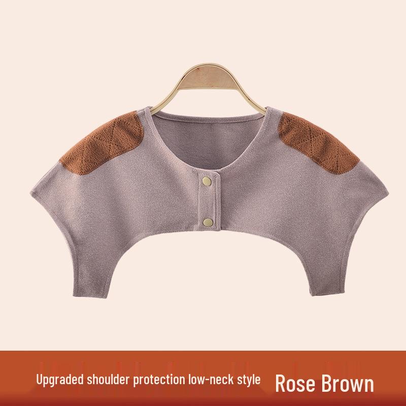 Halswirbelsäulen-Schal: Warmer ärmelloser Top für die Nacht, Herbst/Winter, nach der Geburt, für Frauen mittleren Alters, ältere Frauen, Schutz aus deutschem Samt.