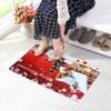 50x80cm Christmas Themed Pattern Soft Nonslip Living Room Floor Mat Carpet Home Decor