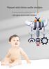 Black & White Animal Wind Chime: Plush Caterpillar Car Pendant for Babies 0-3 Years