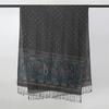 Ethnic Style Tassel Blanket Thick Pashmina Winter Warm Shawl Wrap Cashmere Jacquard Scarf Women Neckerchief Poncho Wrap Stoles