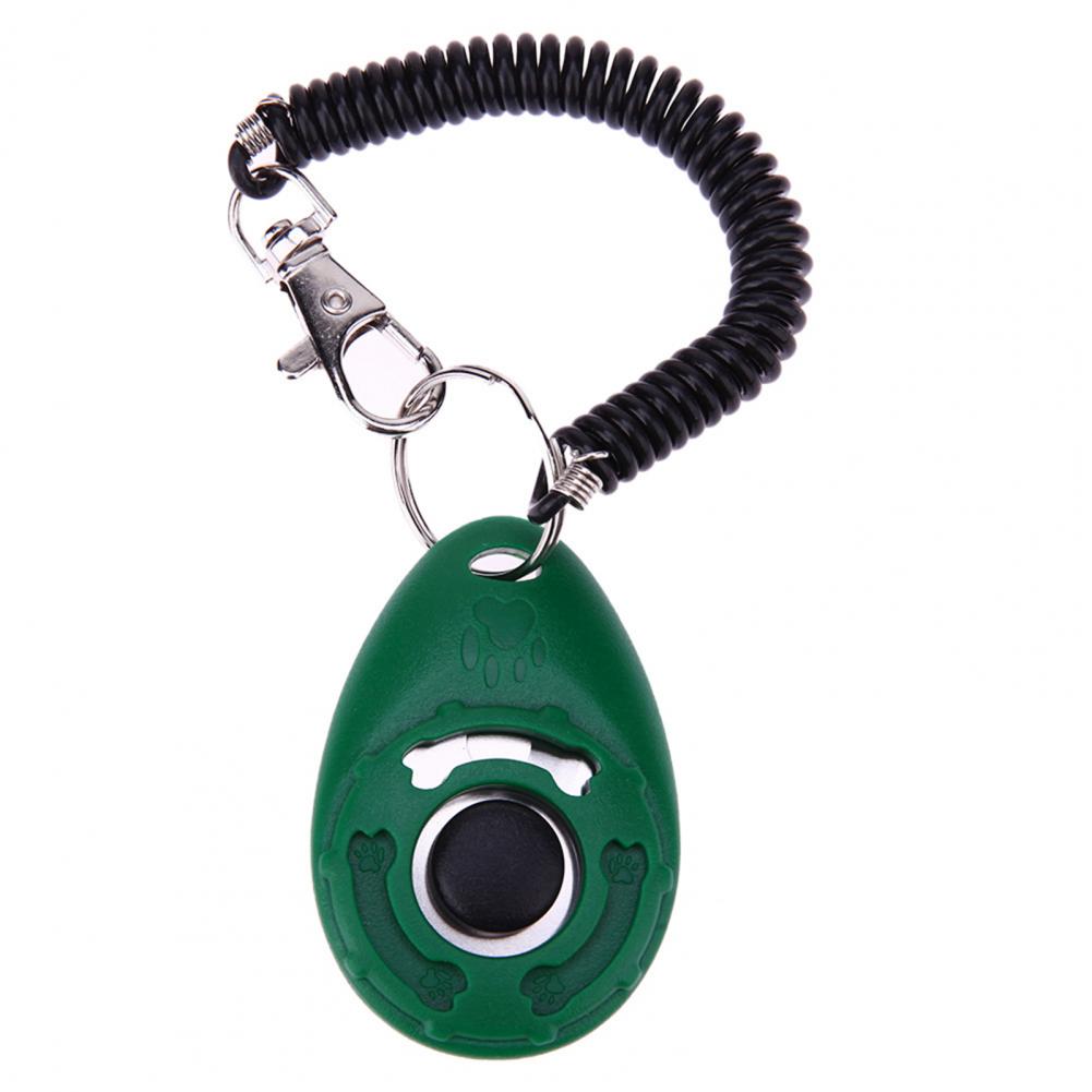Hundetraining Clicker Haustier Katze Kunststoff Neu Hunde Clicker Trainer Hilfswerkzeuge Verstellbare Handgelenkschlaufe Ton Schlüsselanhänger Hundezubehör