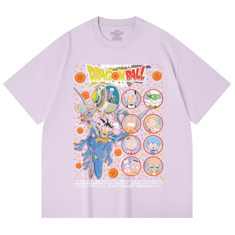 230 Gsm 100% Cotton Dragon Ball V31 Daima Print Unisex Heavy Cotton T Shirt
