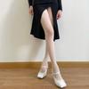 Women Chinese Style Sexy Hollowed Sheer Fishnet Pantyhose Rose Flower Jacquard Patterned Vintage Leggings Mesh Tights