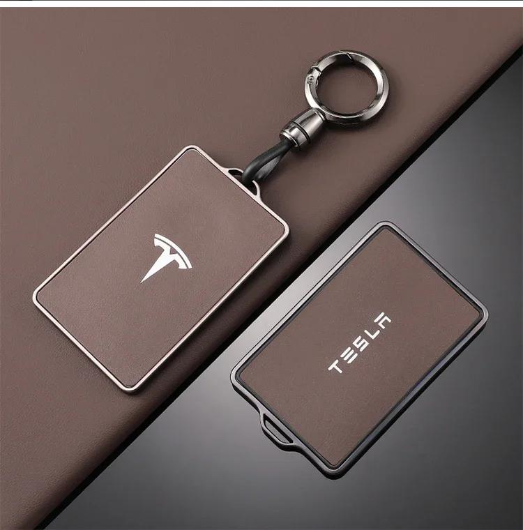 Adesivo de Carro 2025 Quente TPU Carro Cartão NFC Chaveiro Capa Protetora Suporte Concha para Tesla Model 3 S X Y Acesso Sem Chave Acessório