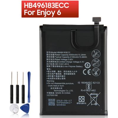 Rechargeable Lithium Battery For Huawei Enjoy 6 NCE-AL00 HB496183ECC Phone Battery 4100mAh