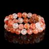 Women's Two-Color Koi Flower Crystal Bead Bracelet - High Quality Accessory