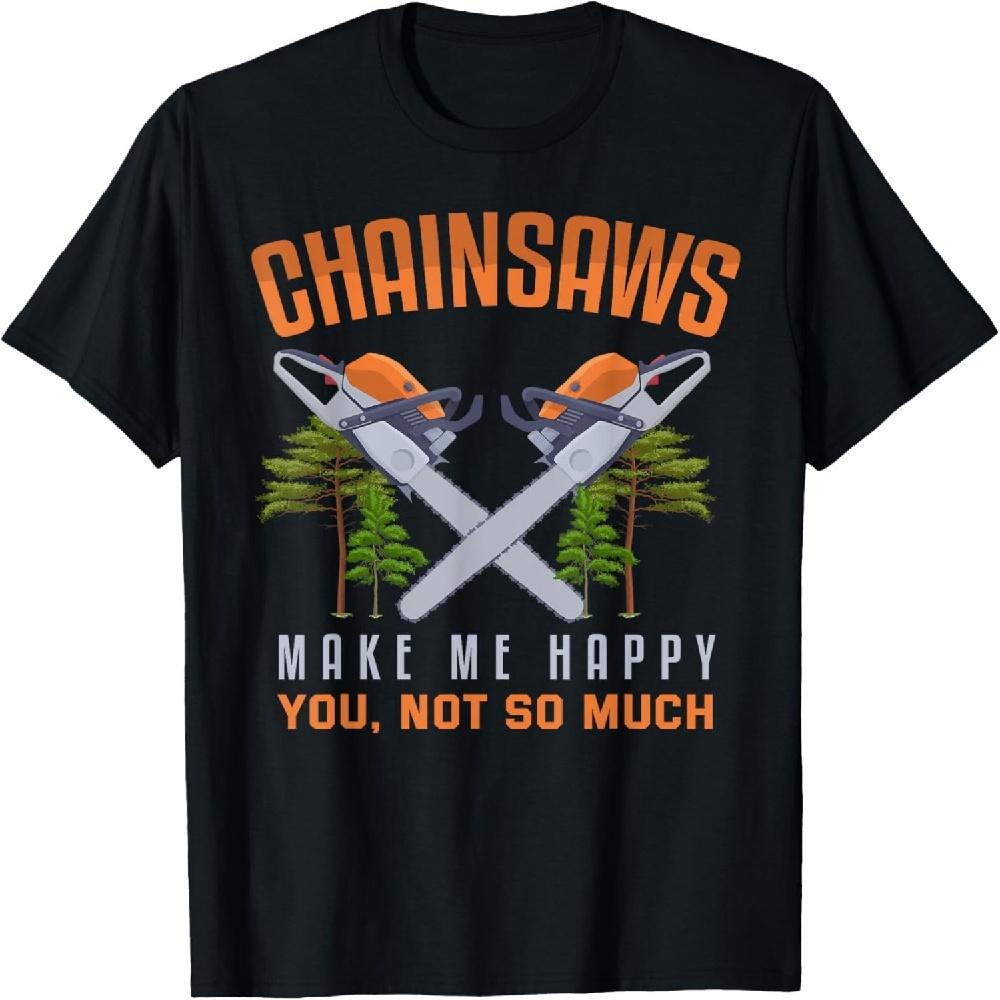 

Chainsaw Shirt Sarcastic Logger Woodcutter Chainsaw Lover T-Shirt XXXXXL чорний