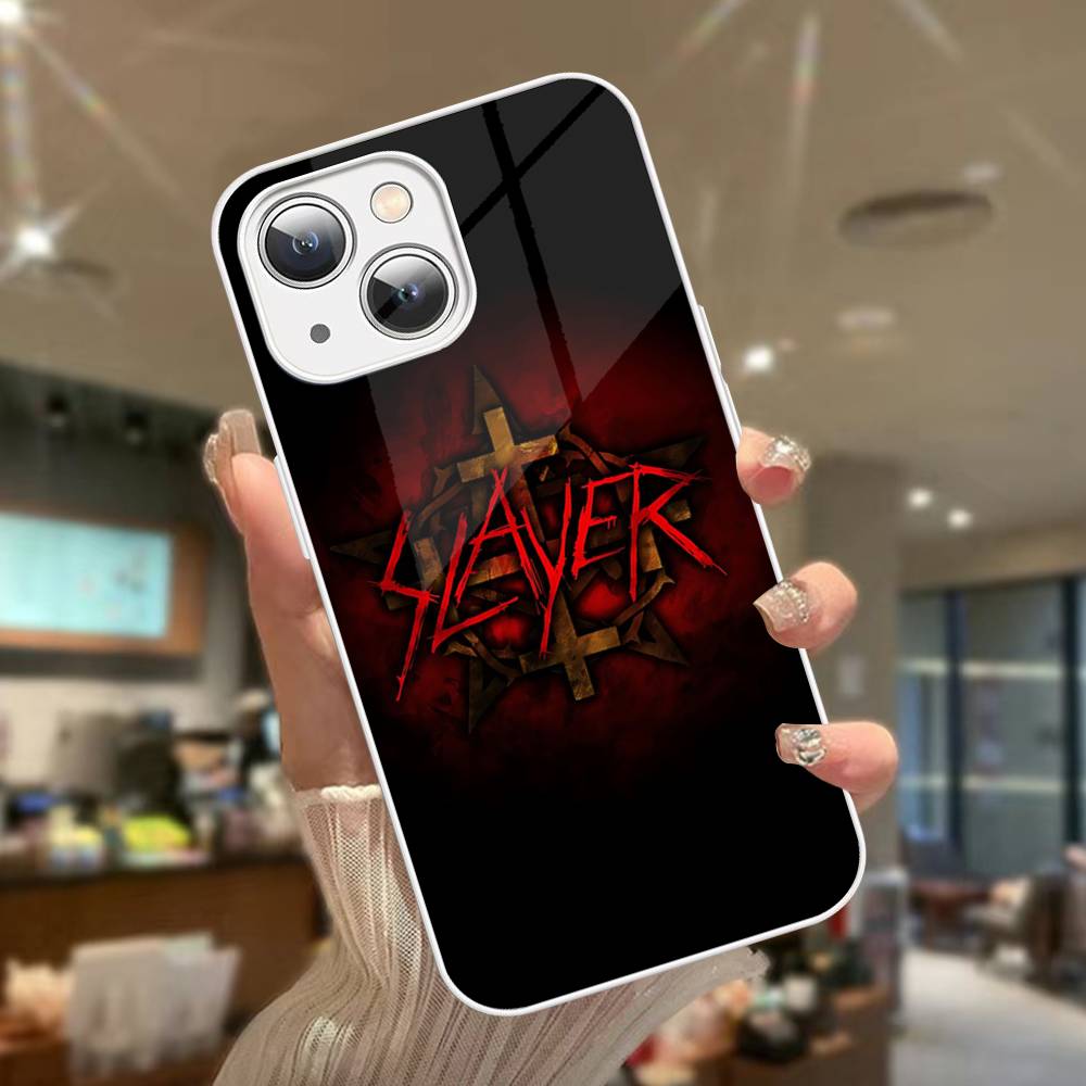 S-Slayers Band Tempered Glass For Iphone 14 13 12 11 Pro Mini XS MAX 14Plus X XS XR Cover