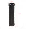 1 Pair Bicycle Handle Cover Anti-Slip Granular Glue TPR Anti-Slip Rubber Aluminum Alloy Adapter Handlebar Cover