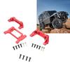 RC Front Rear Bumper Mount Servo Mount Set Aluminum Alloy Bumper Mount Servo Mount for   1Celsius10 RC Crawler Car