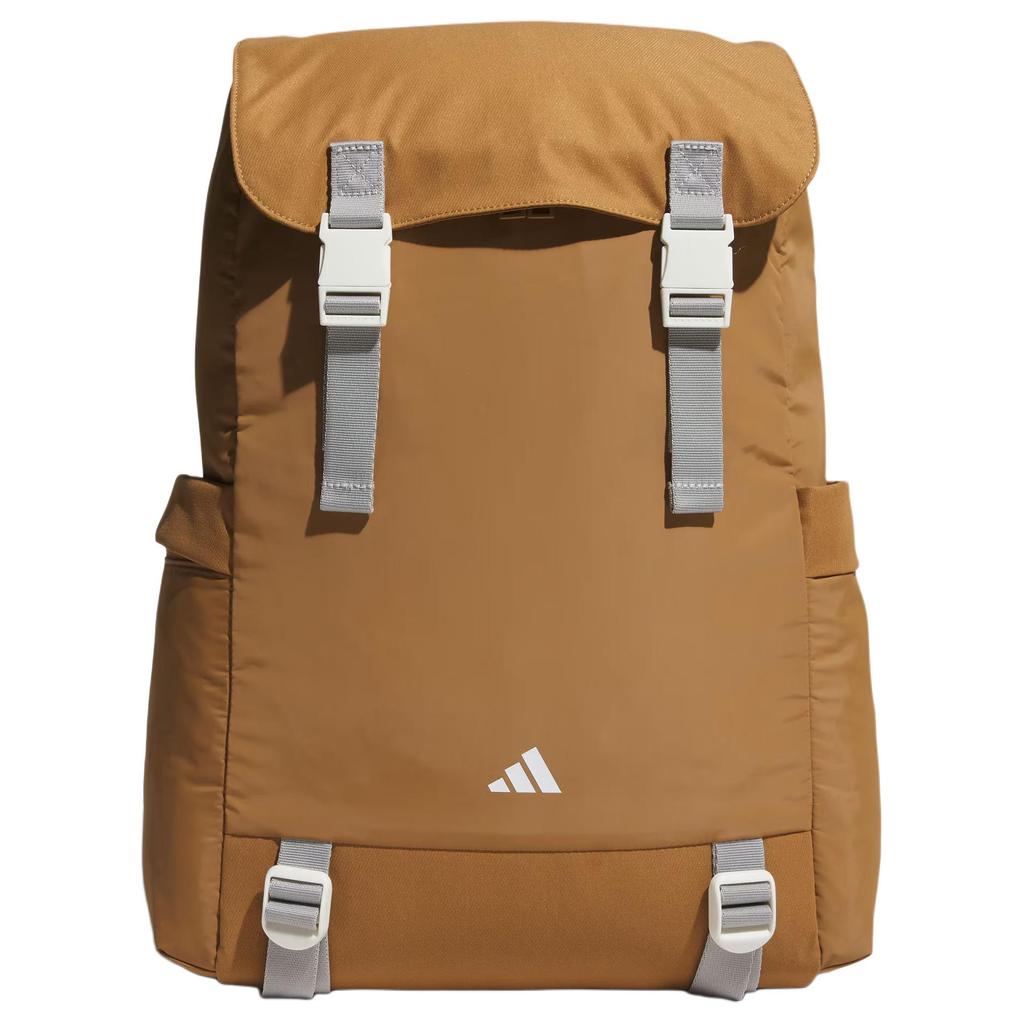 Adidas Recycled Polyester Backpack Regular Unisex Desert Brown & Light Gray Adidas JW1675