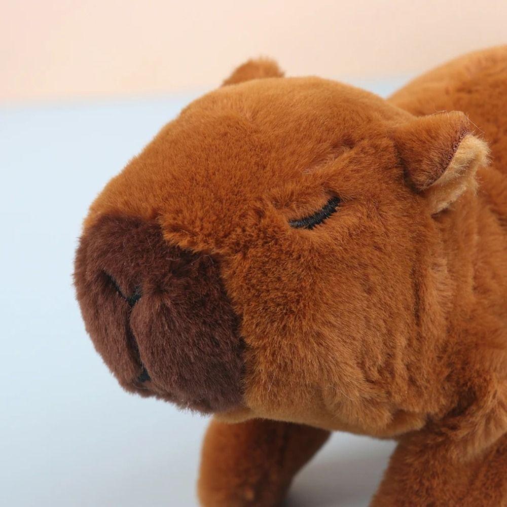 Can Walking Electronic Plush Capybara Toy Walk Squeak Capybara Action Figure Kids Girl Boy