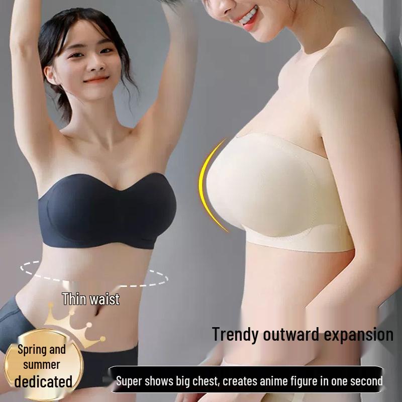 

Strapless Anti-Slip Invisible Bra for Women - Enhances Small Bust, Seamless with Back Support XL [38/85ABC]