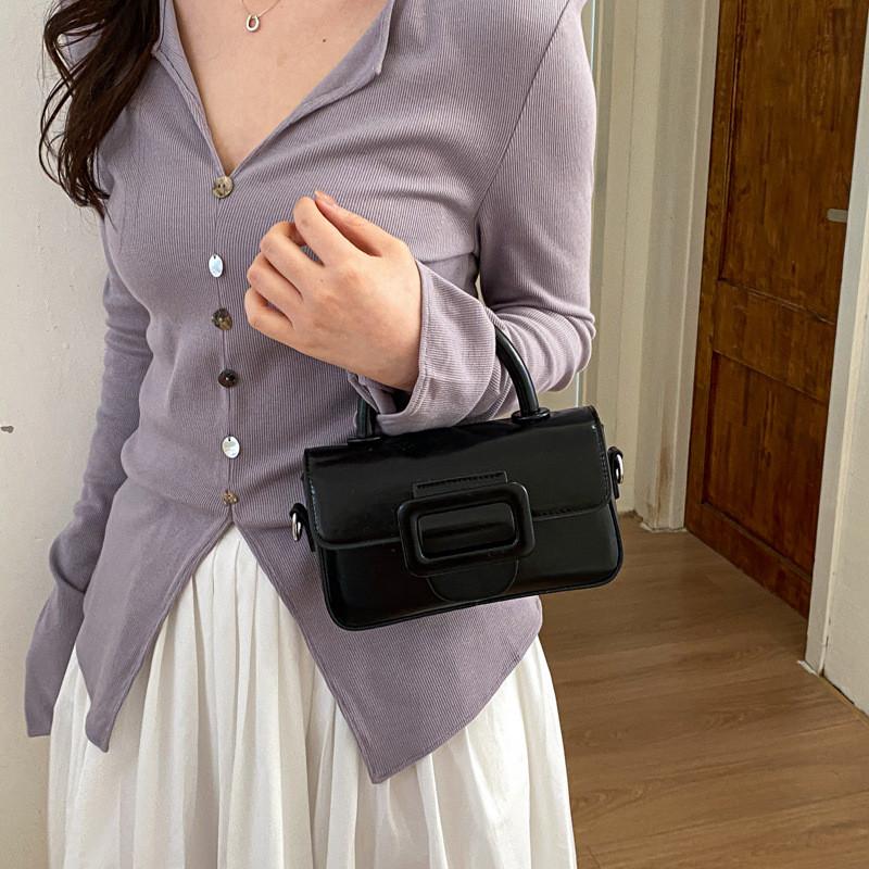 IELGY Ladies Messenger Bag Spring Fashion One-Shoulder Portable All-Match Small Square Bag