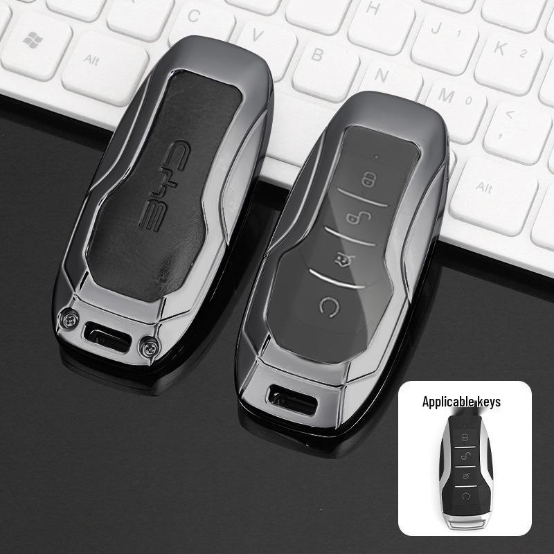 

BYD Tang & Han Key Case for Men and Women - Compatible with BYD EV, Dolphin, Yuan Plus, Song Plus DMI, Qin PRO Models Bagged