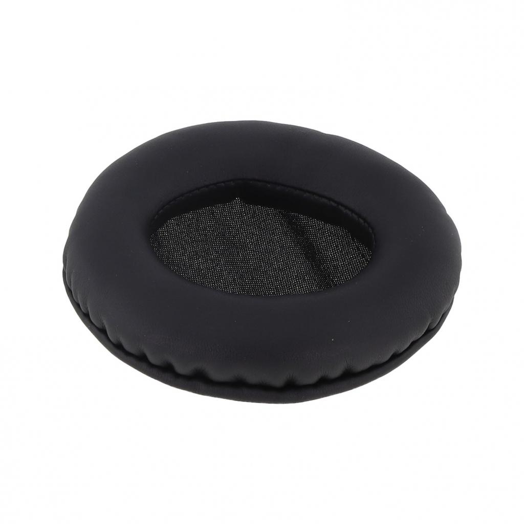 Cushioned Feel Comfort Headphone Cushion Oval Headphone Pad Sponge Leather Pad