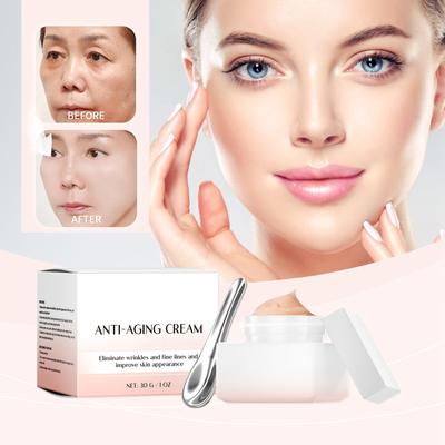 Anti-wrinkle And Anti-aging Facial Firming Cream Nourishes And Evens Out Skin Tone, Tightens Skin And Rejuvenates.