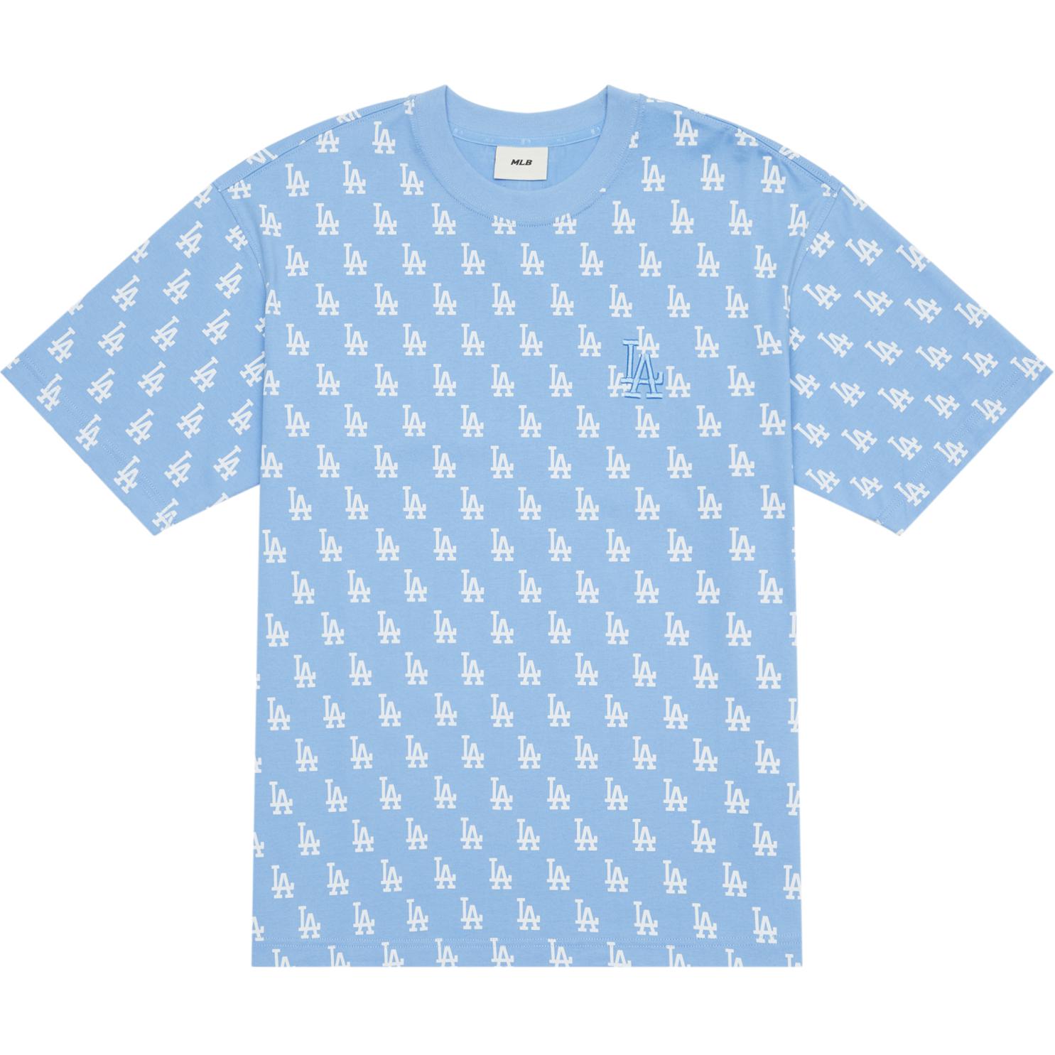 

New MLB SS24 T Shirt Unisex Sky Blue 3ATSM1143-07SBS L
