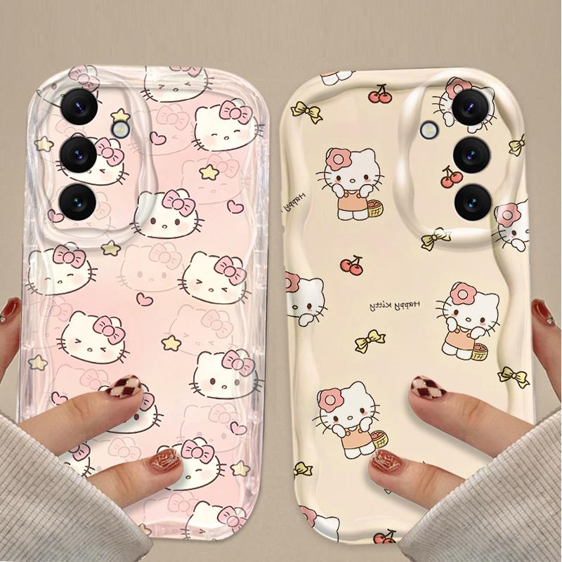 Cartoon Hello Kitty Case for Samsung Galaxy A16 A06 A55 A35 A25 A15 A05 A05S A54 A34 A24 A14 A73 A53 A33 A23 A13 A52 A32 A22