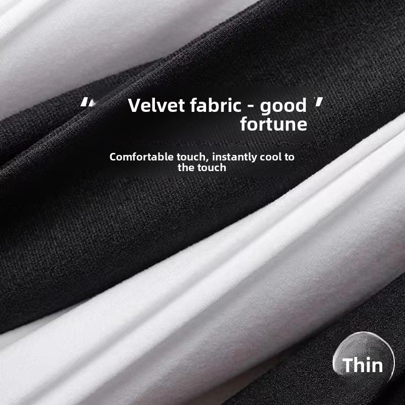 Velvet Low-pressure Calf Socks, Summer Thin Knee-high Socks for Slimming and Beautifying Legs, with Short Skirt Socks