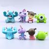 4 Pezzi Mostri dell'Università Toy Story Inc Figure Alieni Action Figure Anime Michael Wozosky Randall Boggs Modello Versione Q Giocattoli