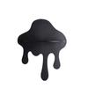 Creative Wall Mounted Storage Shelf Drip Shape Metal Wall Organizer for Home Office Decorative Wall Rack