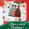 Santa Claus Christmas Knitted Hat Green Red Santa Beanie Hat Gift   Winter/Autumn