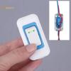 1/5PCS Small Rocker Button Wiring Switch White Hand Pinch Bedside Small Appliance Push Button Boat Shape Switch